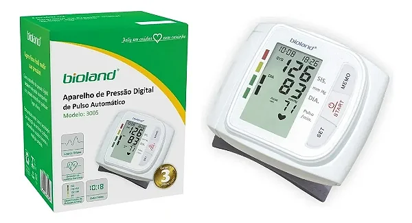 Aparelho Medidor De Pressão Digital Bioland 3005