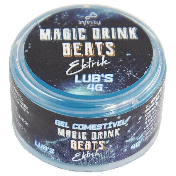 Magic Drink Beats Eletrik Lubs Gel 4g Infinity Sex