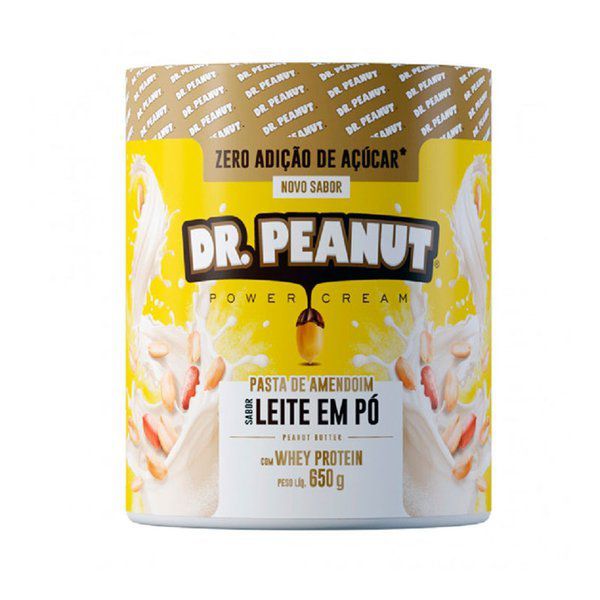 Pasta De Amendoim Com Whey Isolado 650g - Dr Peanut