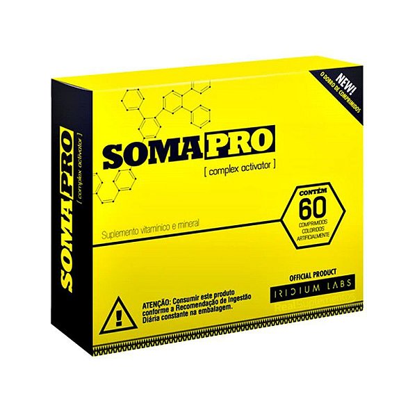 Soma Pro 60 Cápsulas - Novo Somatodrol - Iridium Labs - Bem Estar -  Suplementos e moda fitness