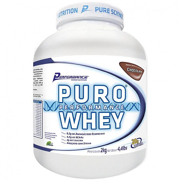 Puro Performance Whey - 2kg - Performance Nutrition - Bem Estar -  Suplementos e moda fitness
