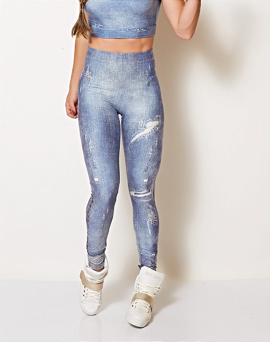 calça legging jeans fitness