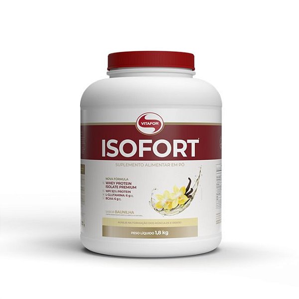 Isofort Whey Protein Isolate 1,8kg - Vitafor