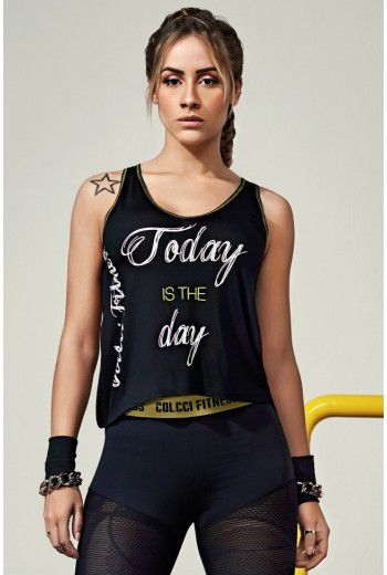 Blusa Today Is The Day - Colcci Fitness