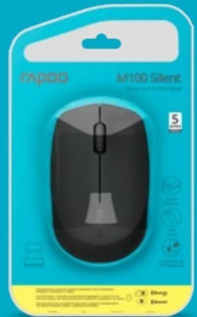 Mouse Rapoo Bluetooth + 2.4 Ghz Black