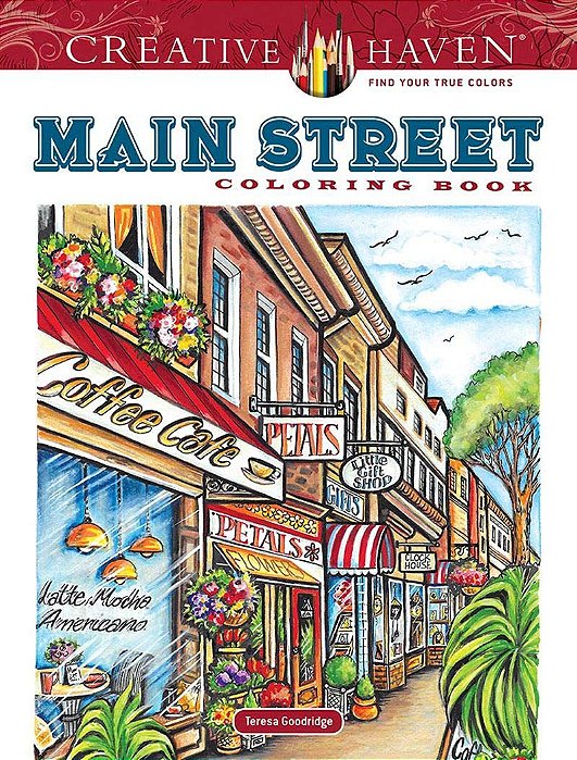 Livro de Colorir Main Street Creative Haven