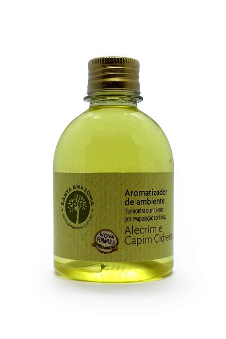 Refil Aromatizador de Ambiente Varetas Alecrim e Capim Cidreira