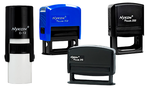 CARIMBO LINHA NYKON | QUADRADO E REDONDO | (SEM PERSONALIZAÇÃO)