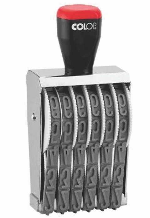 Numerador NE Cromado | 6 FITAS