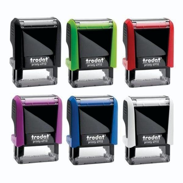 CARIMBO TRODAT 4910 - P4 | 10X27 MM | COLORIDO | SEM PERSONALIZAÇÃO