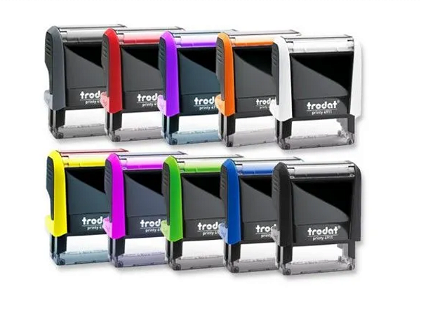 CARIMBO TRODAT 4911 - P4 | 14X38 MM | COLORIDO | SEM PERSONALIZAÇÃO
