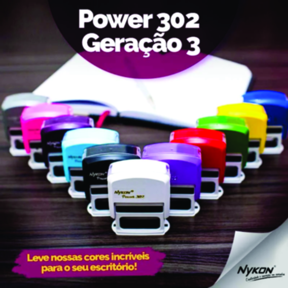 CARIMBOS NYKON | VÁRIAS CORES 302 | 14x38 mm (PERSONALIZADO)