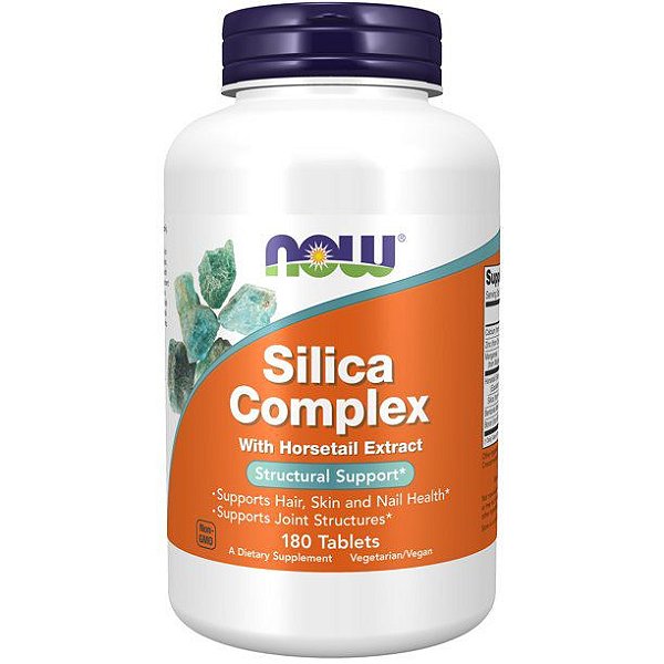 Silica Complex Silício Orgânico Now FOODS - 180 caps