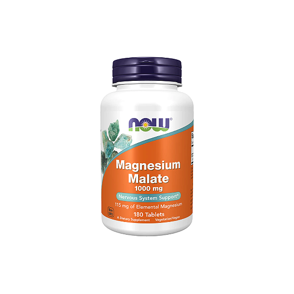 Now Foods Magnésio Dimalato Malate 1.000 Mg 180 Tablets