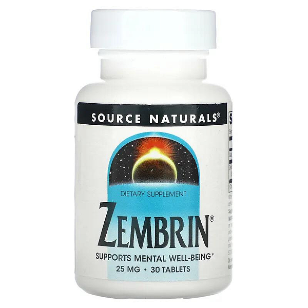 [Source Naturals] Zembrin, 25 mg | 30 comprimidos