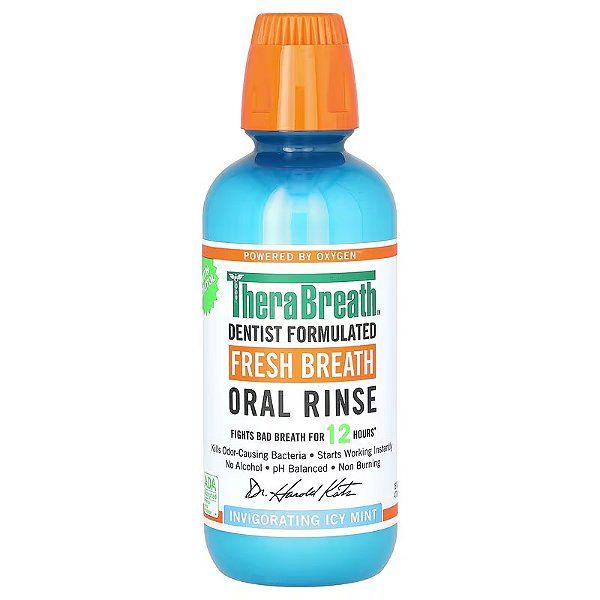 Therabreath  Invigorating Icy Mint Enxaguante Bucal 12h | 473ml