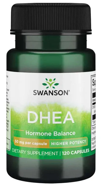 [Swanson] DHEA Alta Potência 50 mg | 120 Cápsulas