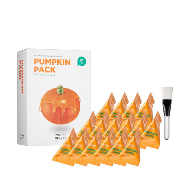 [SKIN1004] Máscara Zombie Beauty Pumpkin Pack Anti-Wrinkle  | Caixa Com 16 Unid.