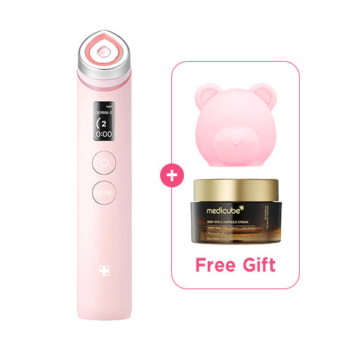 [Medicube] AGE-R BOOSTER PRO PINK + Free Gift (Deep Vitamin C Capsule Cream e Head Case Pink Bear)