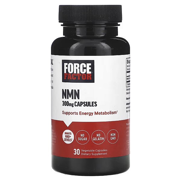 [Force Factor] NMN, 300 mg  | 30 Cápsulas
