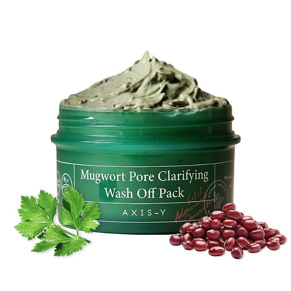 [AXIS-Y] Mugwort Pore Clarifying Wash Off Pack Máscara Facial | 100ml