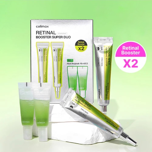 [Celimax] Retinal Shot Booster Super Duo (Free Gift : Noni Ampoule 10ml * 2Unid)