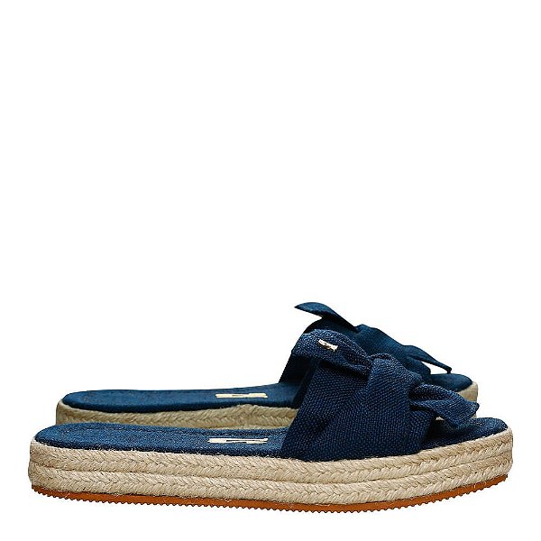 ESPADRILLE TECIDO FLAT AZUL MARINHO - Gift ~ Presentes Criativos