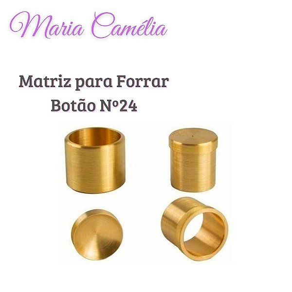 Matriz Para Forrar Botões Bombê 24 mm