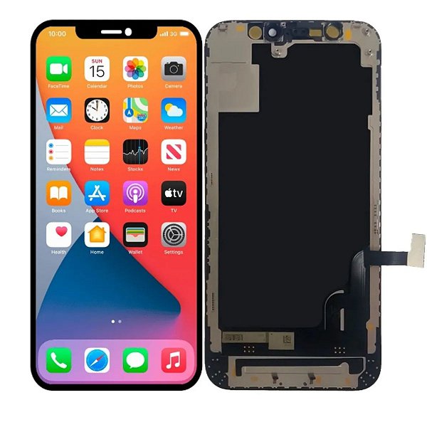 Tela Display Lcd Touch Screen Para Iphone 12 e 12 Pro Oled