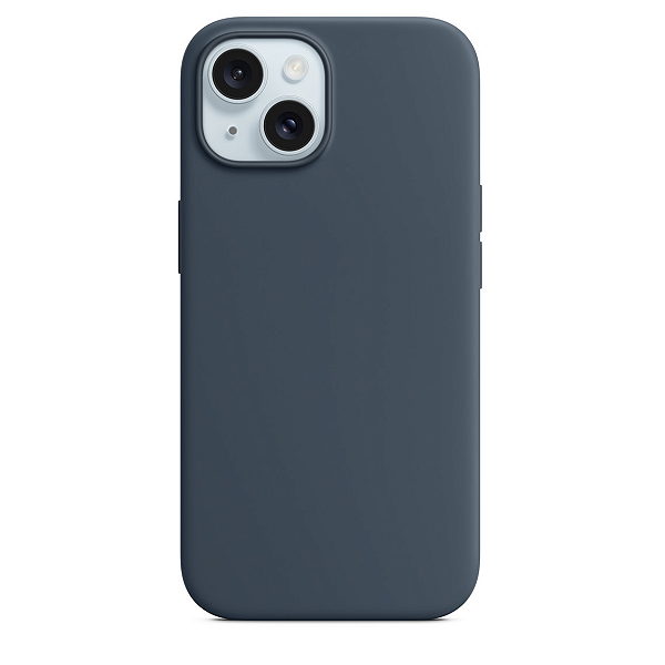 Capa Capinha Para iPhone 15 Azul Marinho