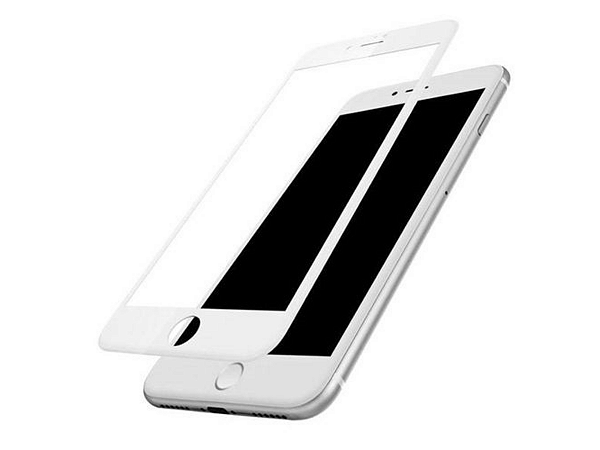 Pelicula De Vidro Para Iphone 7 Plus 8 Plus 3D Branco