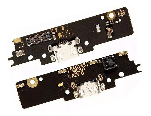 Placa De Carga Com Microfone Para Moto G4 Play