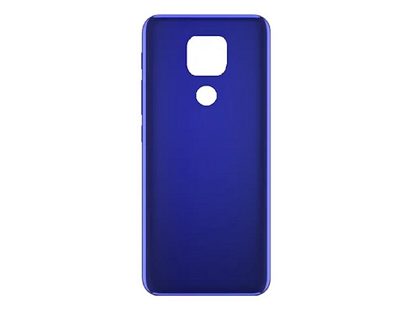 Tampa Traseira Para Moto G9 Play xt2083 Com Botões Azul