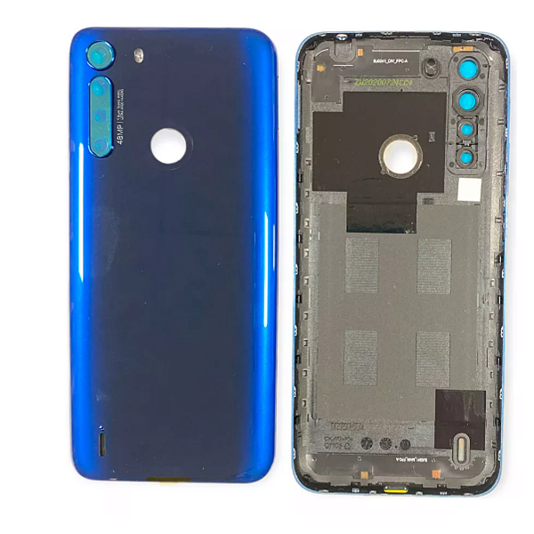 Tampa Traseira Para Moto One Fusion XT2073 Azul