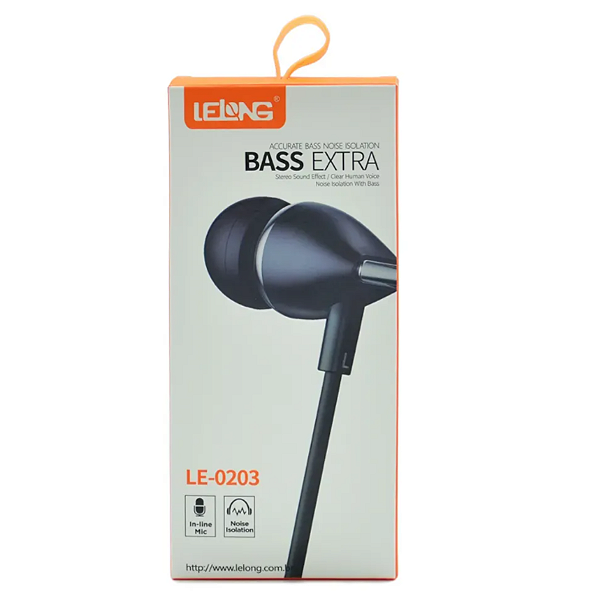 Fone De Ouvido Intra-Auricular Extra Grave Lelong Le-0203