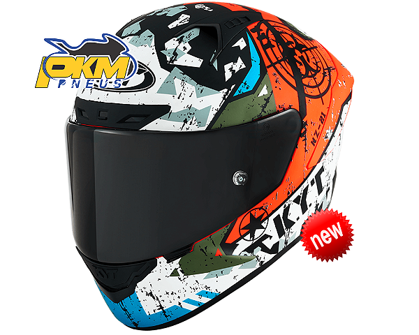 Capacete KYT NZ Race Blazing Matt Red