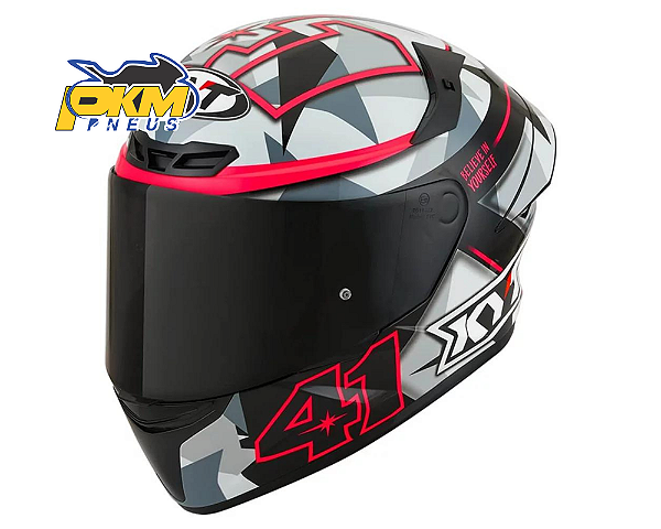 Capacete Kyt Tt - Course Espargaro Replica 2018 Fuxia.