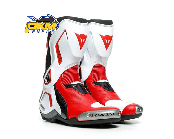 Bota Dainese Torque 3 Out Air Preta/Branca/Vermelha