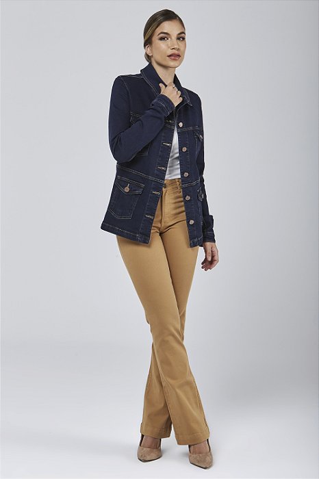 Jean Ragusa Jaqueta Feminina Jeans - Ragusa - Santé Denim | Calça Jeans Feminina