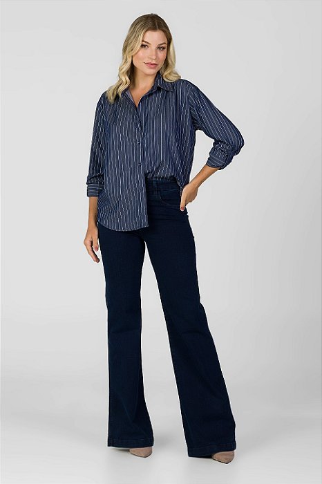 Calça Jeans Wide Leg - Lausanne