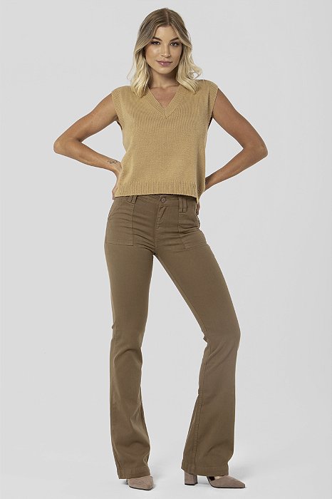 Calça Boot Cut Caramelo - Copenhagen