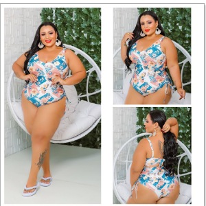 Maiõ estampado com Bojo detalhe  de argola na cintura