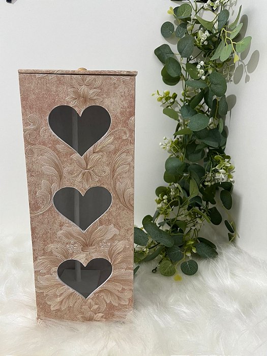 Porta Papel Higiênico Coração