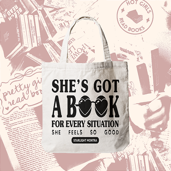 Ecobag | She's got a book for every situation