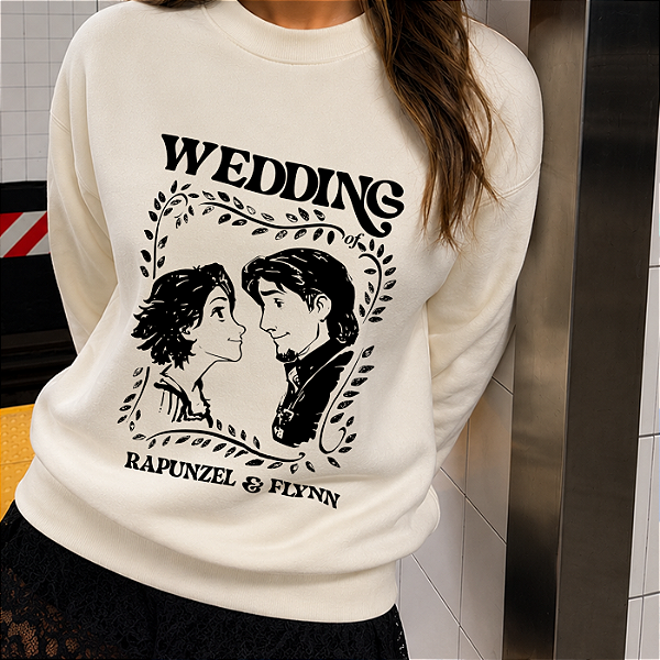 Moletom | Casamento Rapunzel e Flynn (Enrolados)