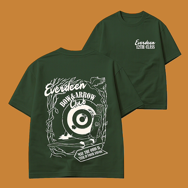 Camiseta | Everdeen Bow & Arrow Club (Katniss - Jogos Vorazes)