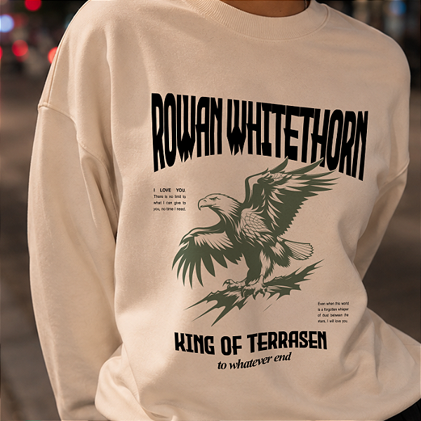 Moletom | Rowan Whitethorn (Trono de Vidro)