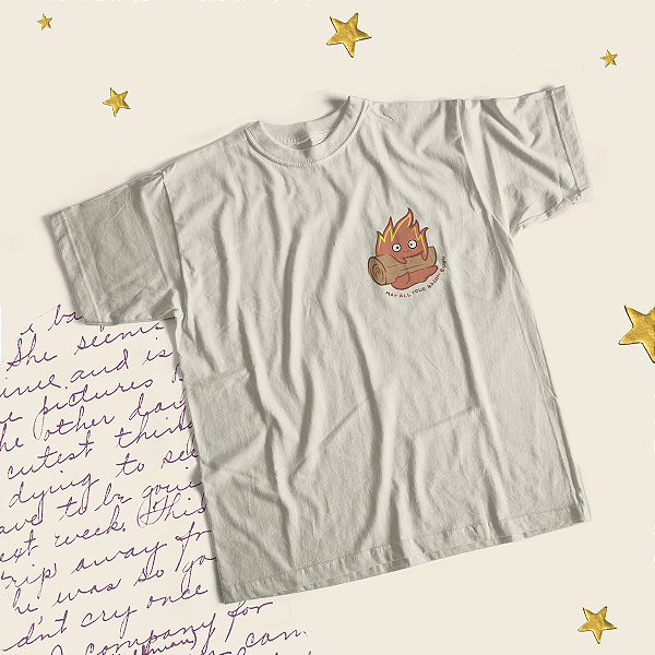 Camiseta | Calcifer (Castelo Animado - Studio Ghibli)