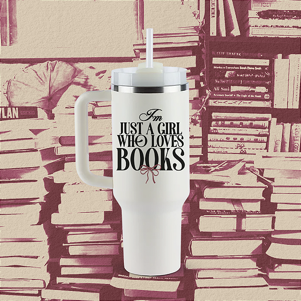 Copo Térmico | I'm Just a Bookstan