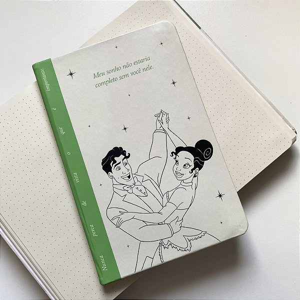 Caderneta | Naveen e Tiana (A Princesa e o Sapo)